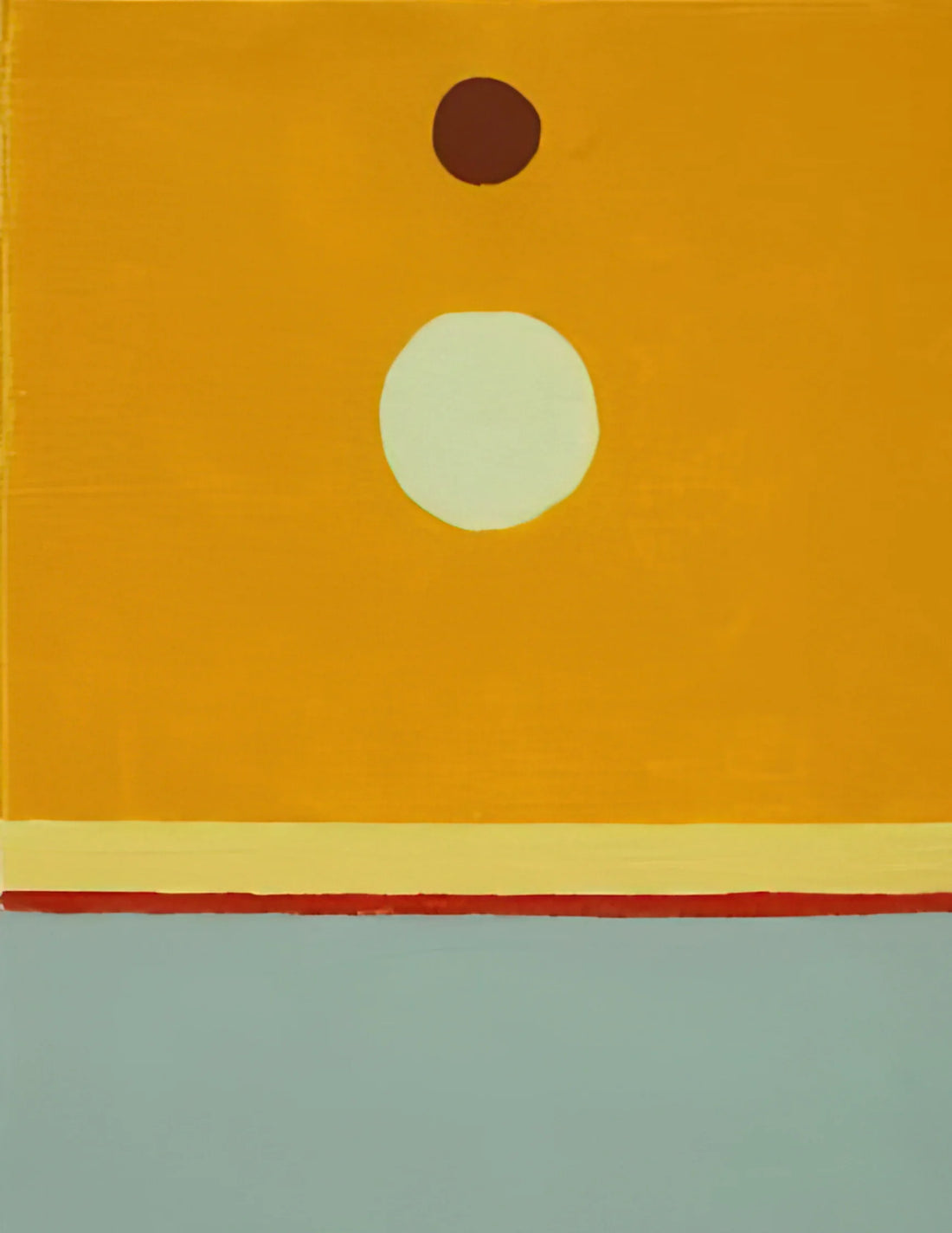 Etel Adnan at MoMA: A Poetic Visionary’s Journey from Page to Canvas - Untitled - 2014 by Etel Adnan
