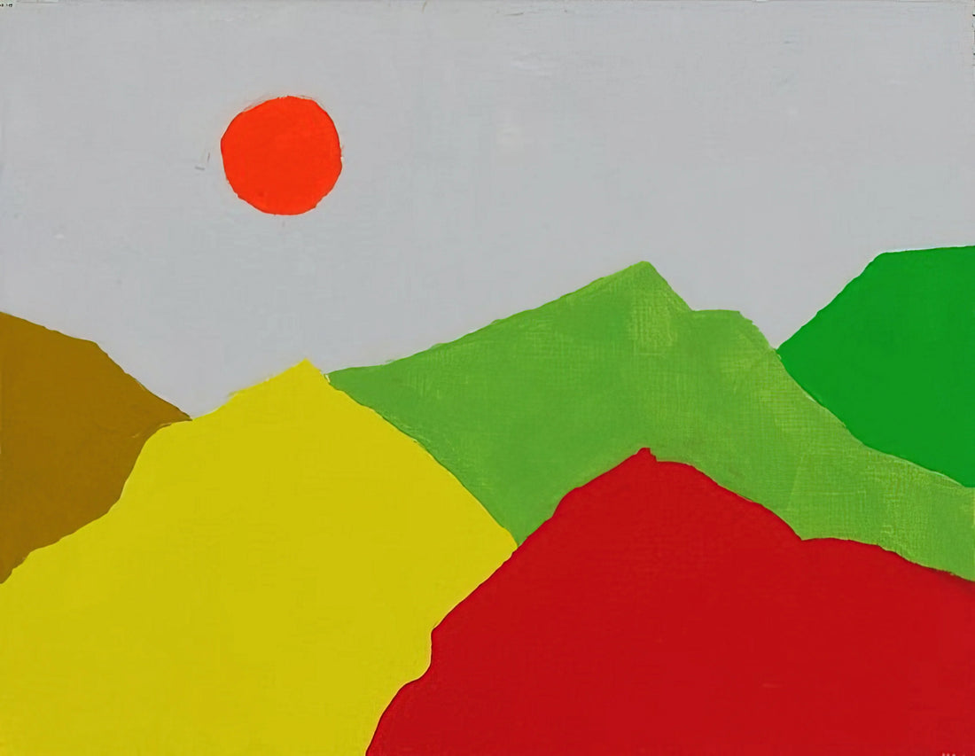 Etel Adnan's 'The Spring Flowers Own': A Poetic Vision of Nature and Color - Untitled - 2013 by Etel Adnan