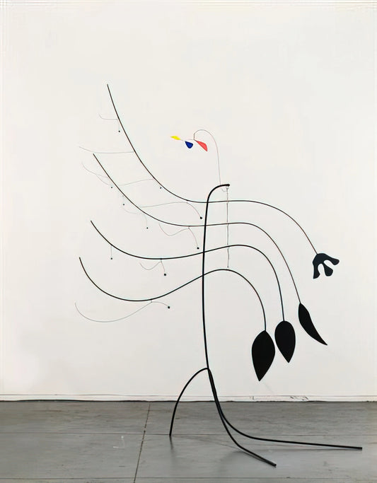 Exploring the Dynamic World of Alexander Calder Work: A Master of Movement and Form - FOUR LEAVES AND THREE PETALS 1939 by Alexander Calder