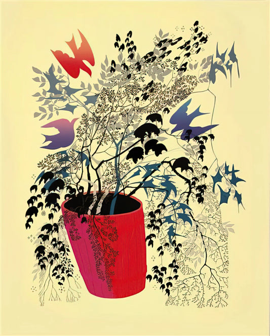 Eyvind Earle Disney Prints: The Artistic Legacy Behind the Magic - Red Barrell by Eyvind Earle