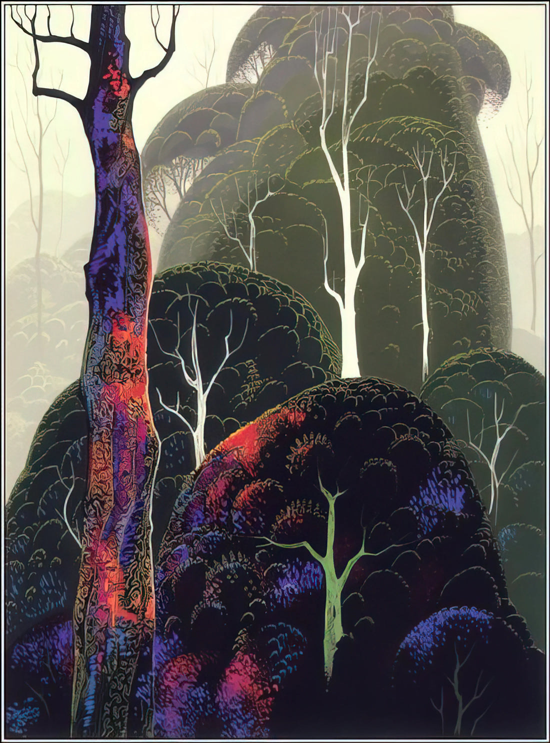 Eyvind Earle Reproduction: The Definitive Guide to Collecting Museum-Quality Prints - Early Autumn by Eyvind Earle