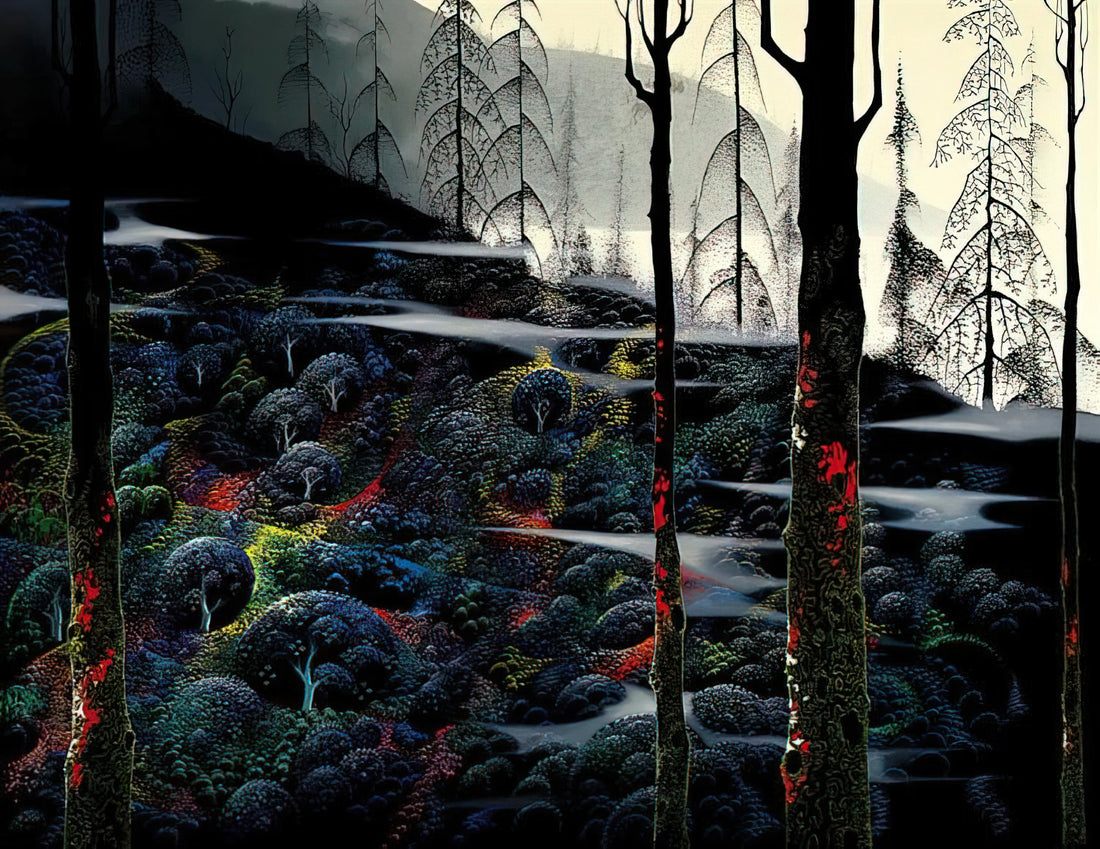 Eyvind Earle and Peter Pan: The Disney Artist Who Redefined Fantasy Illustration - Dawn's First Light by Eyvind Earle