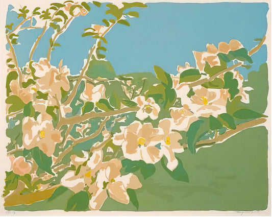 Fairfield Porter: The Unsung Master of American Figurative Painting - APPLE BLOSSOMS II 1974 by Fairfield Porter