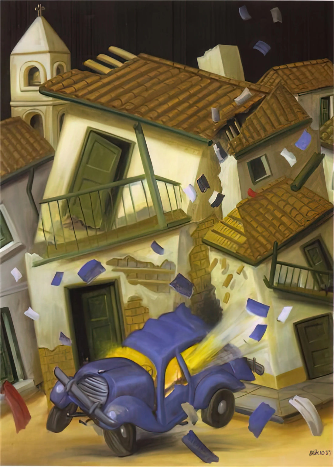 Fernando Botero Official Website: A Curator's Guide to the Master's Digital Presence and Art Collection - CAR BOMB by Fernando Botero