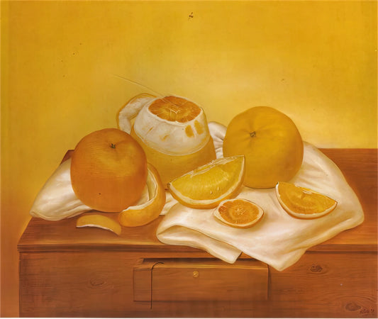 Fernando Botero Website: The Digital Gateway to Colombia's Most Celebrated Artist - ORANGES by Fernando Botero