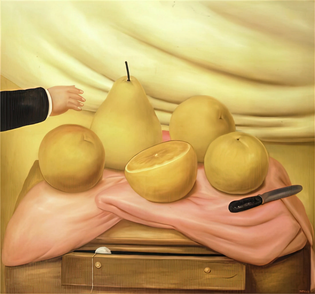 Fernando Botero at Christie's: A Collector's Guide to the Master of Voluminous Form - STILL LIFE WITH FRUITS by Fernando Botero