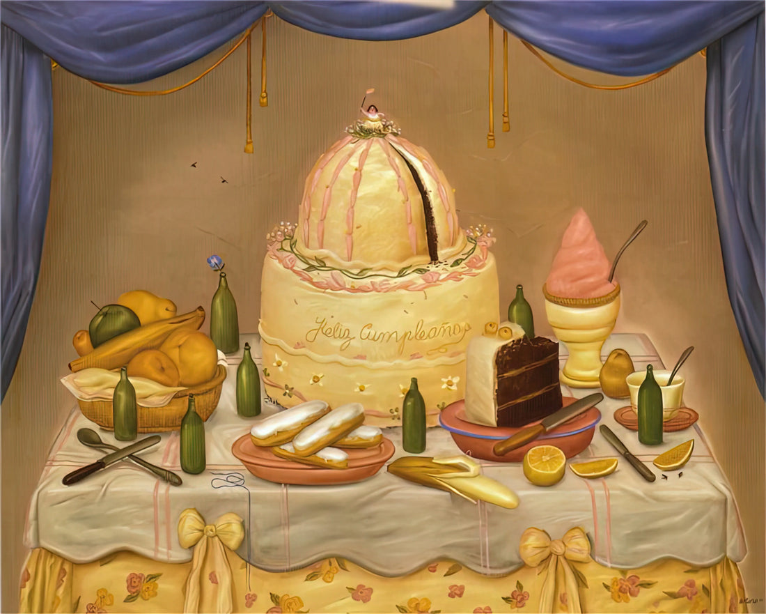 Fernando Botero: The Master of Voluptuous Form and Latin American Satire - HAPPY BIRTHDAY by Fernando Botero