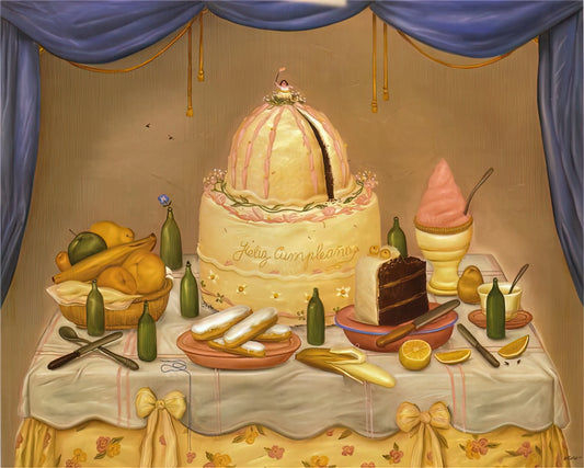 Fernando Botero's Most Expensive Painting: A Collector's Guide to His Priceless Legacy - HAPPY BIRTHDAY by Fernando Botero