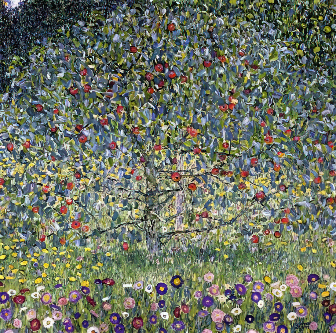 Framed Gustav Klimt: Curating the Golden Master's Legacy for Your Space - APPLE TREE I by Gustav Klimt