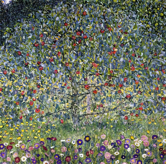 Framed Gustav Klimt: Curating the Golden Master's Legacy for Your Space - APPLE TREE I by Gustav Klimt