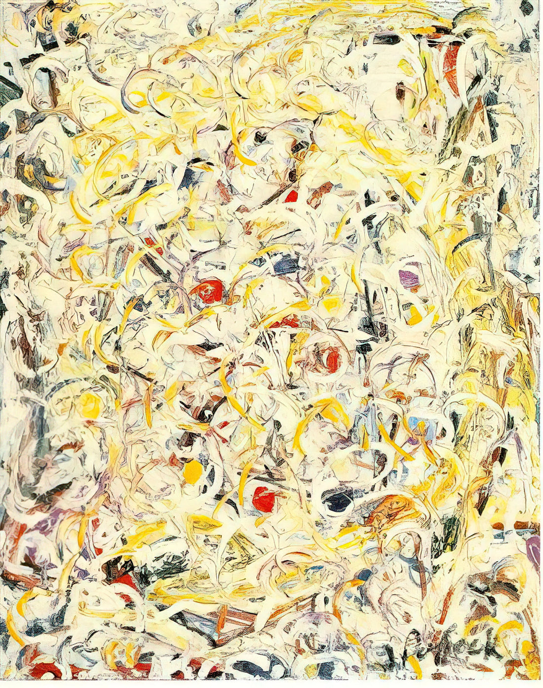 Framed Jackson Pollock: A Guide to Acquiring and Displaying His Iconic Art Prints - SHIMMERING SUBSTANCE 1946 1 by Jackson Pollock