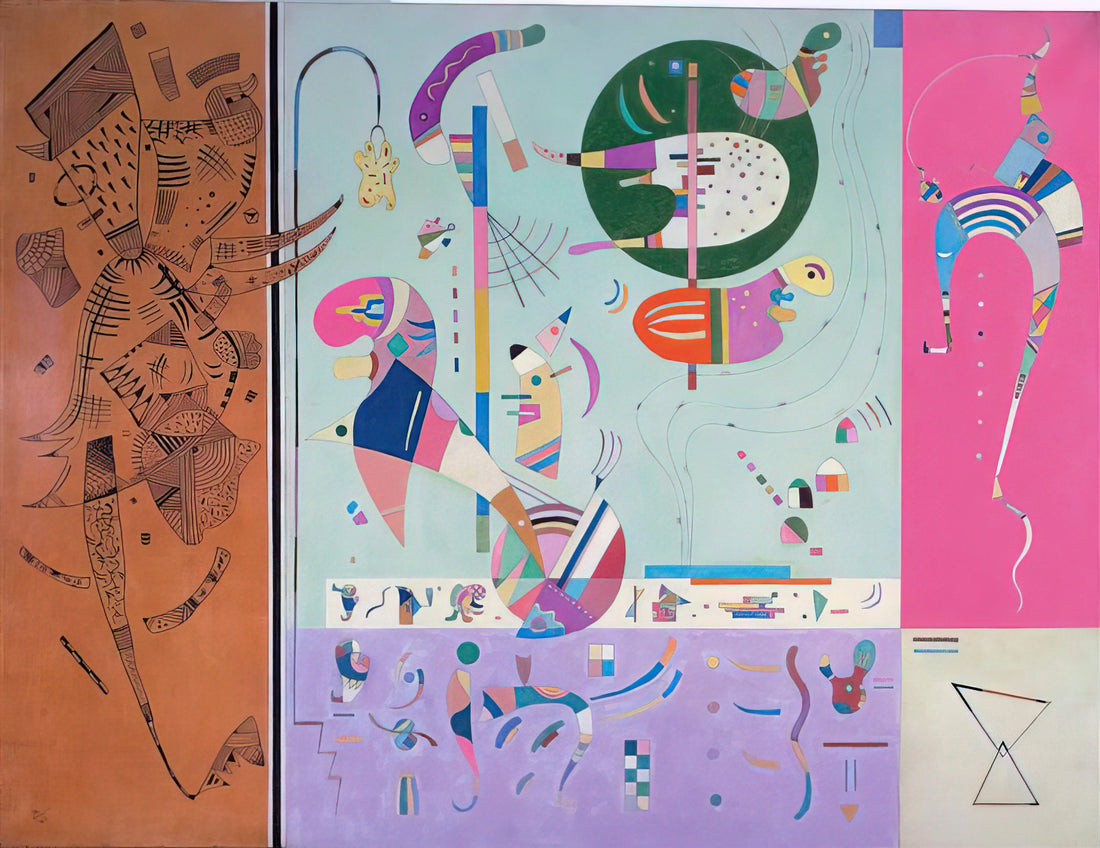 Framed Kandinsky Prints: A Curator's Guide to Abstract Masterpieces for Your Home - VARIOUS PARTS 1940 by Wassily Kandinsky