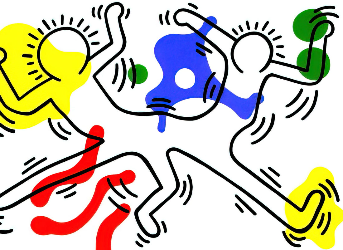 Framed Keith Haring Prints: A Curator's Guide to Collecting & Displaying Iconic Pop Art - UNTITLED 1986 by Keith Haring