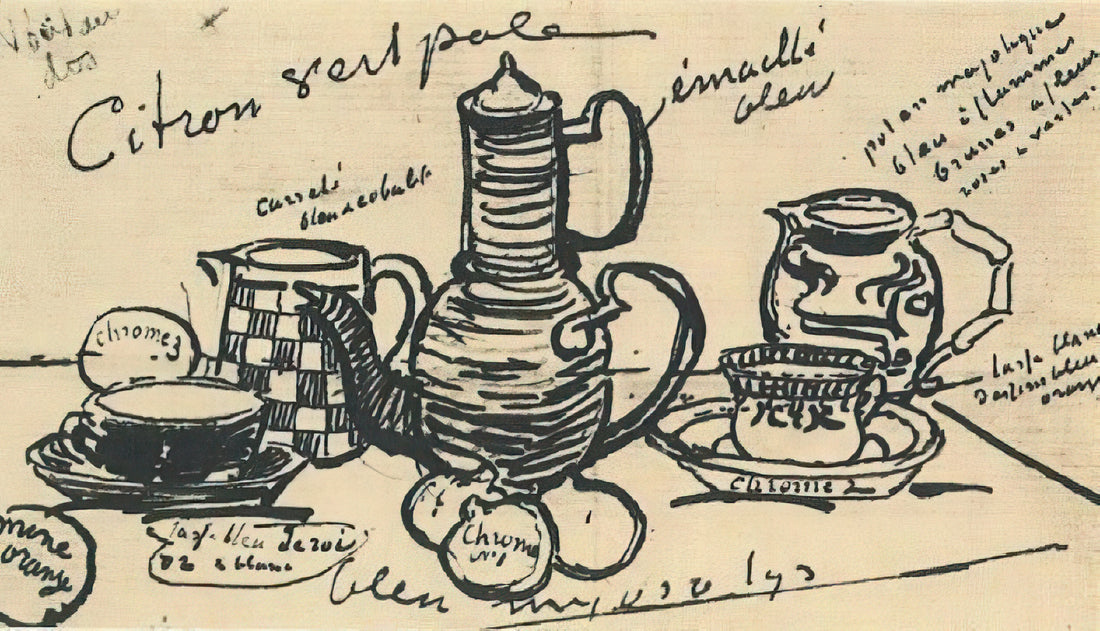 Framed Starry Night: A Guide to Van Gogh's Masterpiece in Your Home - Still Life with Coffee Pot by Vincent van Gogh