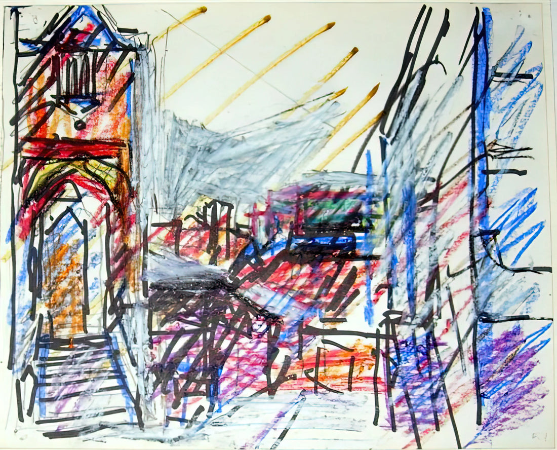 Frank Auerbach Prints for Sale: A Collector's Guide to Acquiring His Work - TO THE STUDIOS by Frank Auerbach
