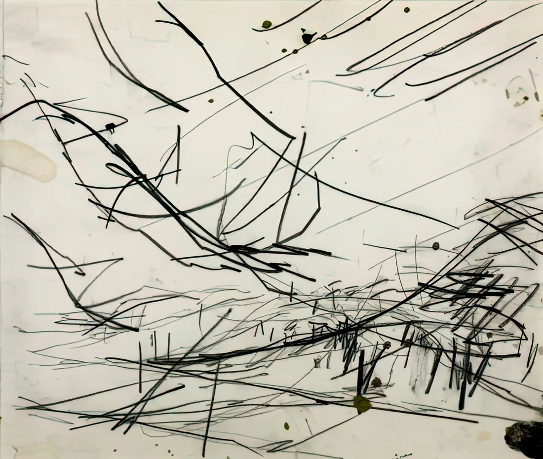 Frank Auerbach Reproduction: The Challenge of Capturing a Master's Physicality - WORKING DRAWING FOR PRIMROSE HILL by Frank Auerbach