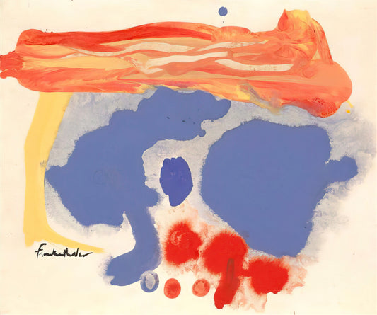 Frankenthaler and Motherwell: Abstract Expressionism's Poetic Dialogue - Summerscene, Provincetown - 1961 by Helen Frankenthaler