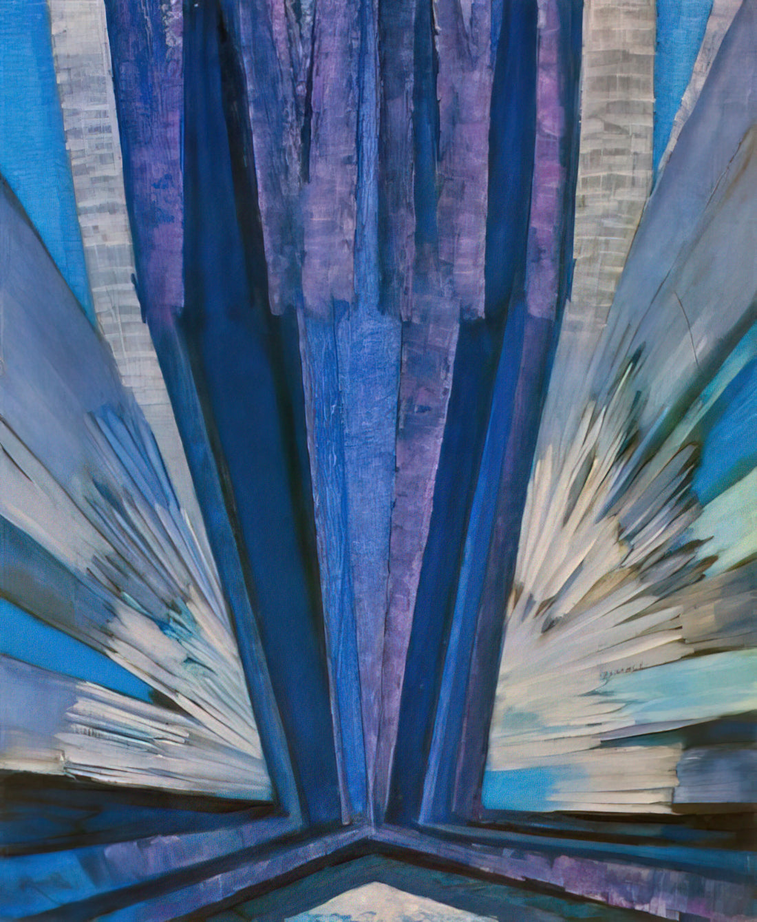 František Kupka Prints: A Collector's Guide to the Pioneer of Abstract Art - Blue by Frantisek Kupka