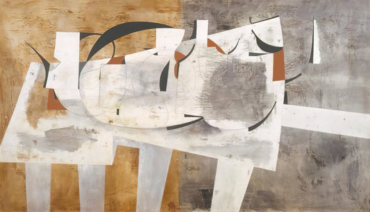 Fred Murray and Ben Nicholson: The Revolutionary Wall Painting Collaboration - August 1956 Val d'Orcia - 1956 by Ben Nicholson