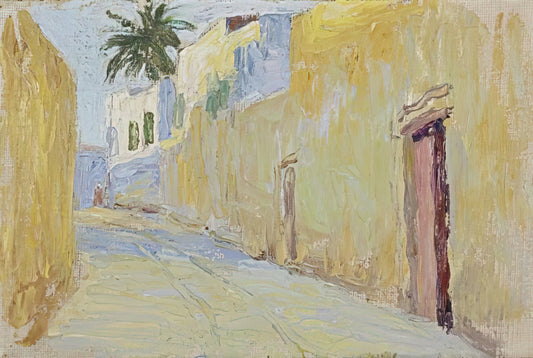 Gabriele Münter Artwork: The Visionary Expressionist Beyond Kandinsky - ALLEY IN TUNIS by Gabriele Munter