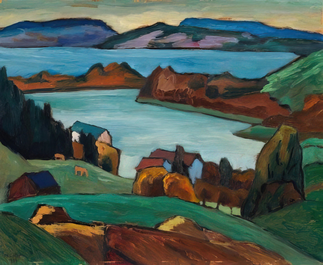 Gabriele Münter Still Life: A Modernist Vision of Color and Form - STAFFELSEE 1934 by Gabriele Munter