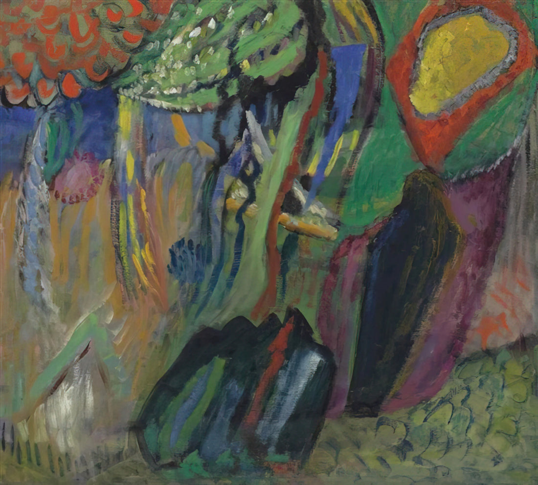 Gabriella Münter: The Visionary Expressionist and Her Enduring Legacy - ABSTRACT COMPOSITION by Gabriele Munter