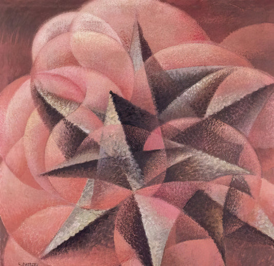 Gerardo Dottori Reproduction: The Aeropittura Master's Vision in Modern Art Prints - Armonie di forme contrarie - 1935 by Gerardo Dottori