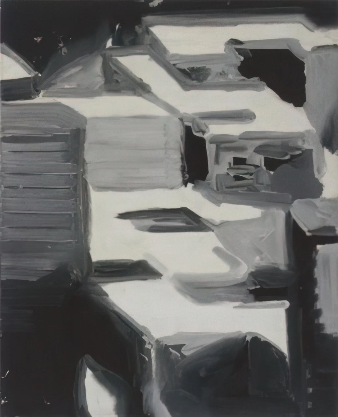 Gerhard Richter 2022: A Year of Enduring Influence and Market Evolution - TOWNSCAPE 1968 3 by Gerhard Richter
