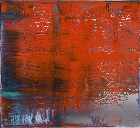 Gerhard Richter Landscape Paintings: The Photorealist Master's Meditations on Nature - ABSTRACT PAINTING 805 4 by Gerhard Richter