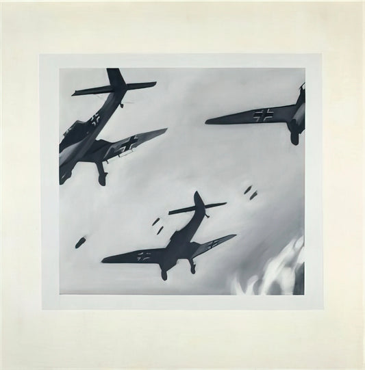 Gerhard Richter Panorama: Exploring the Master's Vision Through Townscape Prints - STUKAS 1964 by Gerhard Richter