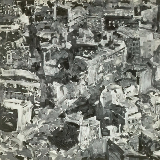 Gerhard Richter Strip Paintings: The Digital Abstraction of a Master - TOWNSCAPE PARIS 1968 by Gerhard Richter