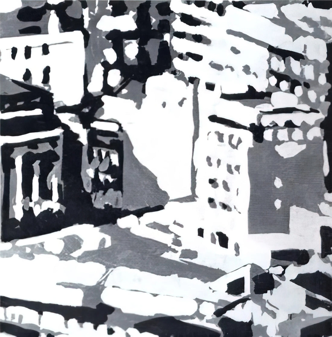 Gerhard Richter at MoMA: A Master of Modern Art and the Evolution of His Vision - TOWNSCAPE 1969 1 by Gerhard Richter