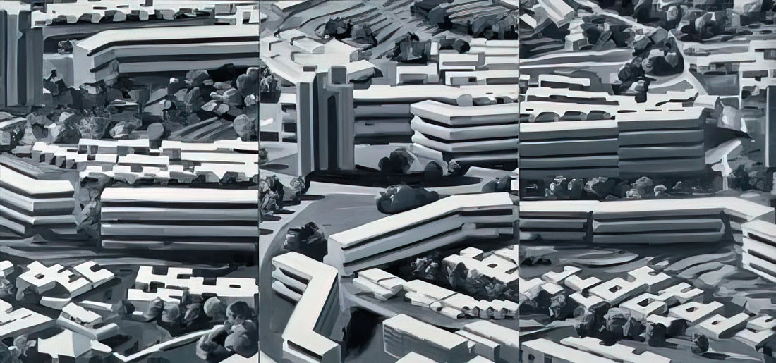 Gerhard Richter at Tate: A Definitive Guide to the Artist's Monumental Exhibitions and Legacy - TOWNSCAPE TR 1969 by Gerhard Richter