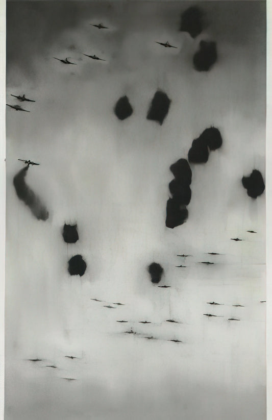 Gerhard Richter in New York: Tracing a Master's Legacy in the Art Capital - FLIEGER 1964 by Gerhard Richter