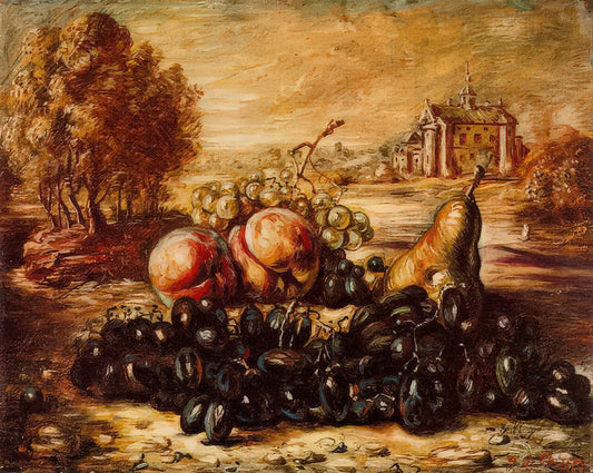 Giorgio de Chirico Art: The Metaphysical Visionary Who Redefined Modern Painting - BLACK GRAPE by Giorgio de Chirico