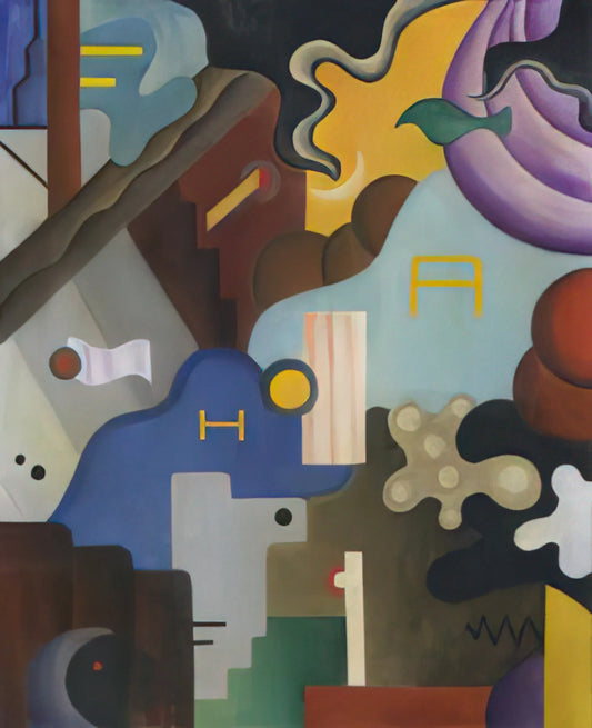 Giulio Cesare Andrea Evola: The Radical Traditionalist Artist and Philosopher - Composizione futurista - Abstract Art, Dada by Julius Evola