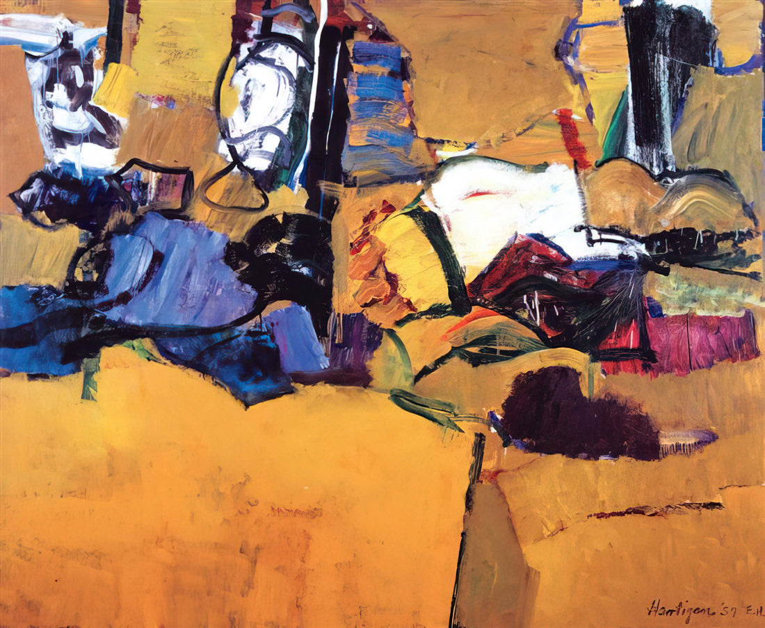 Grace Hartigan Montauk Highway: The Abstract Expressionist Journey of an American Original - NEW ENGLAND OCTOBER 1957 1957 by Grace Hartigan