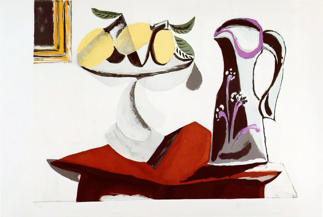 Guernica Poster Large: The Definitive Guide to Picasso's Masterpiece in Print Form - Still life with lemon and jug by Pablo Picasso