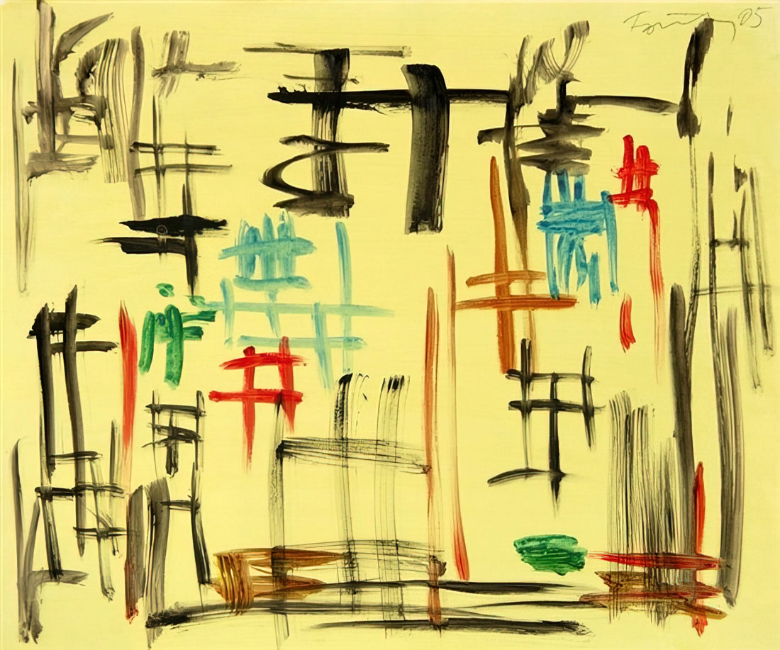 Günther Förg: The Architect of Abstraction and Ambiguity in Post-War Art - Untitled 05.B.0098 - 2005 by Gunther Forg