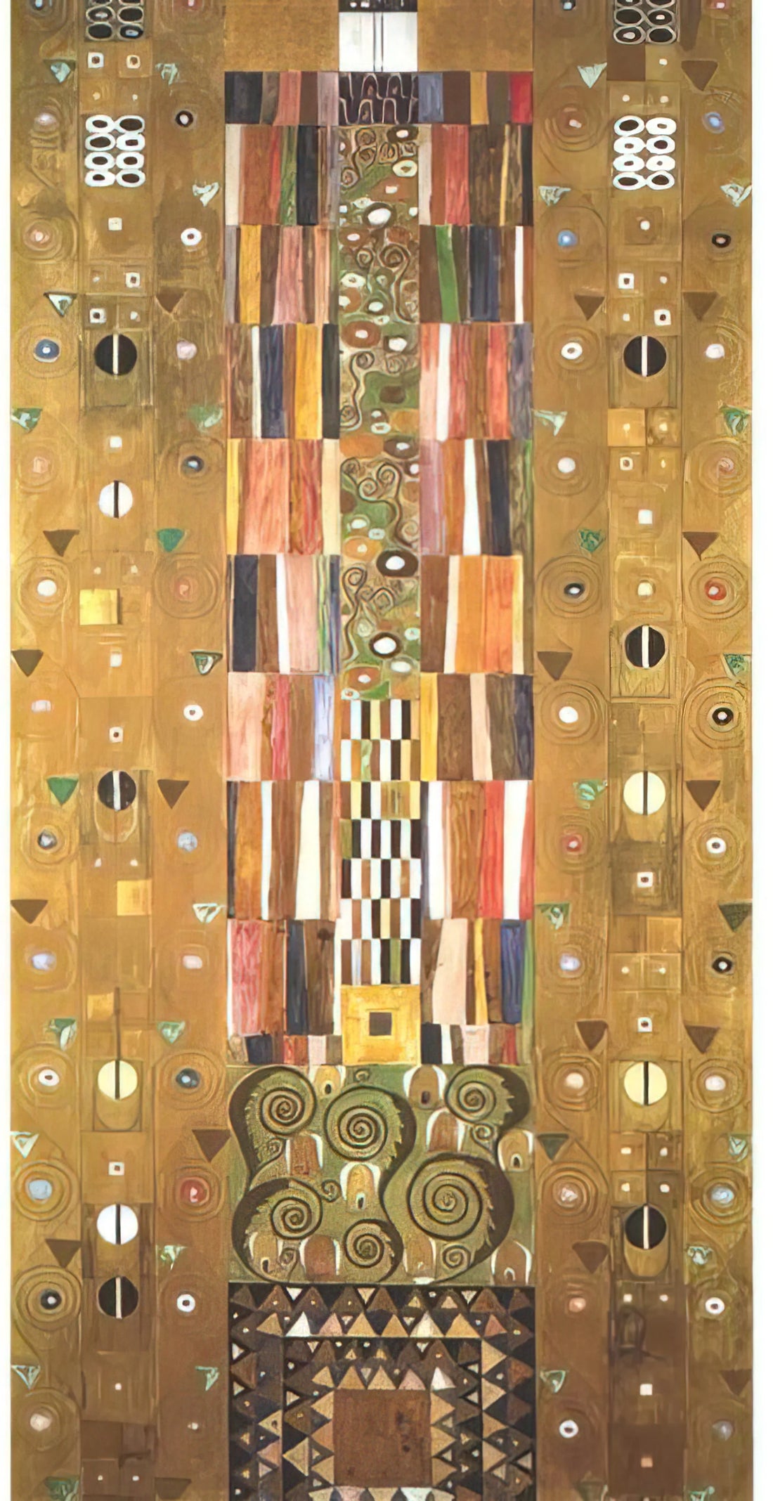 Gustav Jagerspacher: The Forgotten Master of Austrian Landscape Painting - DESIGN FOR THE STOCLETFRIES by Gustav Klimt