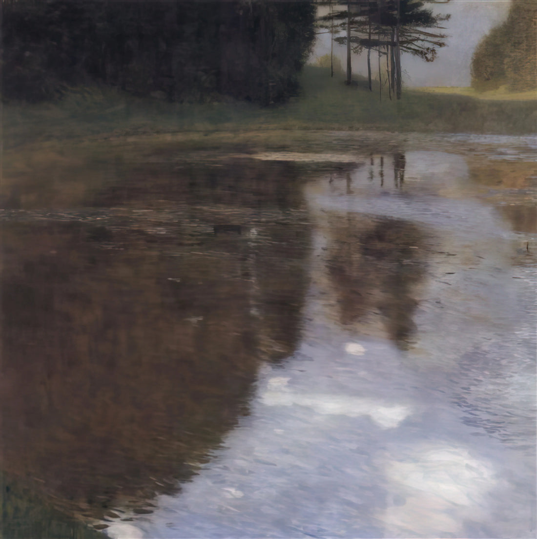 Gustav Klimt Posters for Sale: A Collector's Guide to Art Nouveau Masterpieces - QUIET POND IN THE PARK OF APPEAL by Gustav Klimt