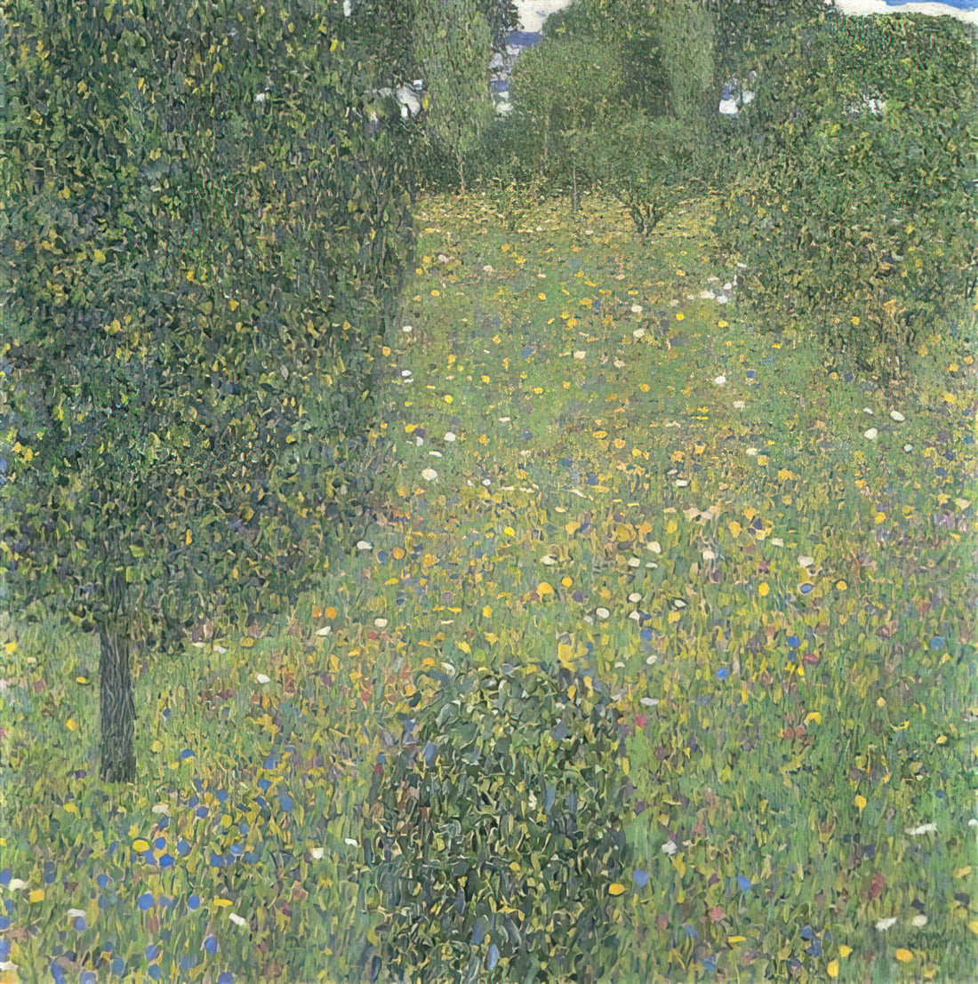 Gustav Klimt: The Enduring Legacy of Vienna's Golden Master in 2022 and Beyond - LANDSCAPE GARDEN MEADOW IN FLOWER by Gustav Klimt