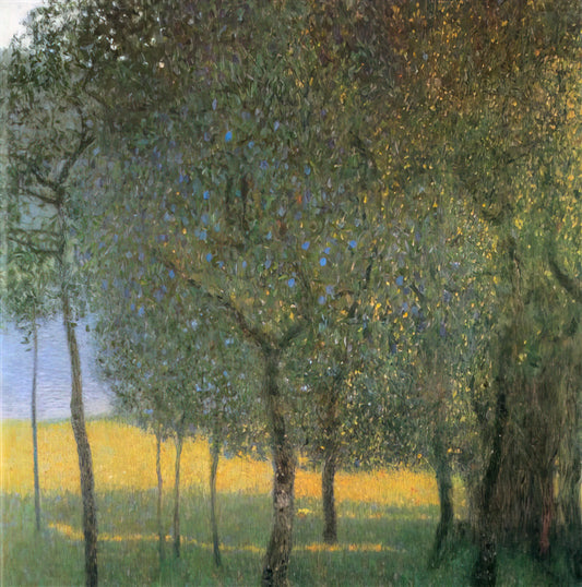 Gustav Klimt: The Golden Visionary of Vienna and His Enduring Artistic Legacy - FRUIT TREES 1901 by Gustav Klimt