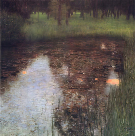 Gustav Klimt: The Master of Symbolism and the Golden Phase - THE SWAMP 1900 by Gustav Klimt