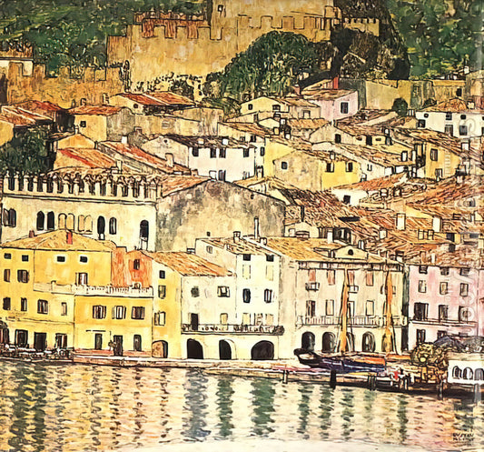 Gustav Klimt: The Master of Symbolism and the Vienna Secession - MALCESINE ON LAKE GARDA by Gustav Klimt