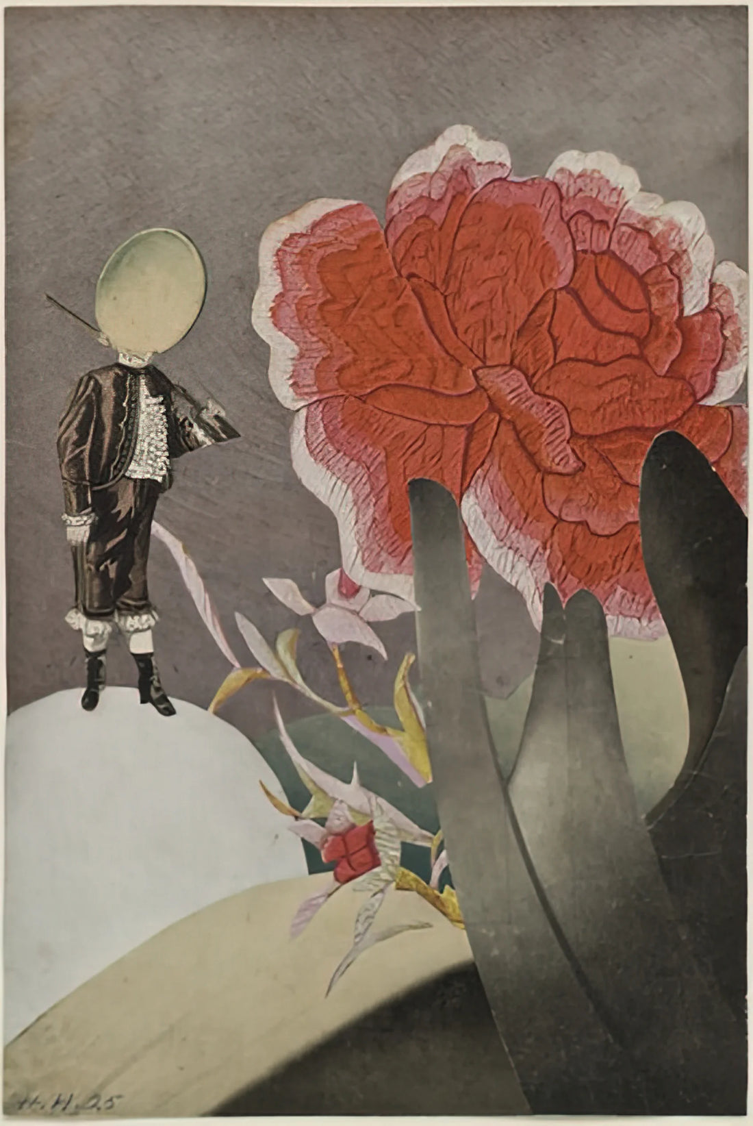Hannah Höch Framed Canvas Print: A Curator's Guide to Dadaist Art in Your Home - WATCHED 1925 by Hannah Hoch