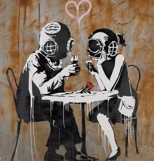 Happy Chopper Banksy: Decoding the Iconic Helicopter Artwork - THINK TANK 2003 by Banksy