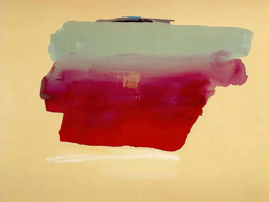 Helen Frankenthaler Art Prints: A Guide to the Soak-Stain Innovator's Legacy - Robinson s Wrap - 1974 by Helen Frankenthaler