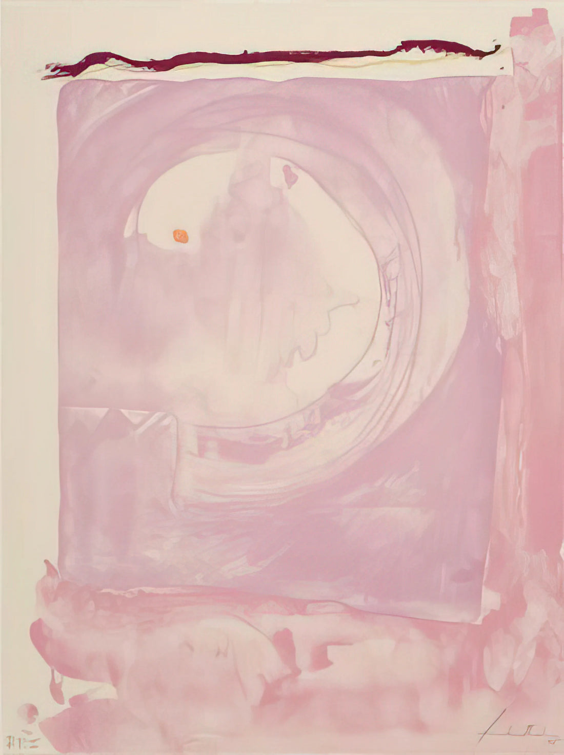 Helen Frankenthaler Paintings: The Soak-Stain Revolution in Abstract Expressionism - Reflections IX - 1995 by Helen Frankenthaler