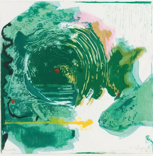 Helen Frankenthaler: Fierce Poise and the Revolutionary Soak-Stain Technique - Radius - 1993 by Helen Frankenthaler